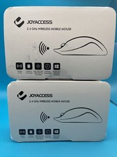 Joyaccess 2.4 GHx Wireless Mobile Mouse Lot of 2, (Silver + White) NEW SEALED picture