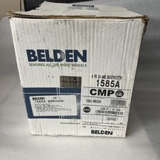 250 FT Belden 1585A 4-Pair 24 AWG Cable Plenum-CMP PVC-LS,, Gray Cat5E Rated picture