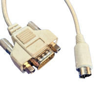 10x PS2-M to DB9-M Serial Port Adapter Converter or Cable 5 Inch picture