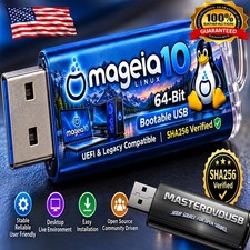 Mageia 10 64-Bit Bootable USB Installer | SHA256 Verified | UEFI/Legacy picture