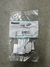 Panduit CMBWH-X Mini-Com White Blank Modules Factory Pack of 10 New picture