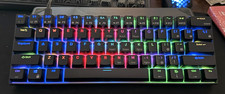 Royal Kludge RK61 Mechanical RGB Illuminated Keyboard, Black, English QWERTY picture