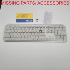 Logitech MX Keys S Wireless Keyboard, Low Profile, Pale Grey *READ* picture