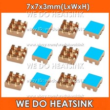 10/20pcs Small Useful Pure Copper WE DO HEATSINK Without or With Thermal Tapes picture