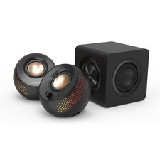 Creative Labs 51MF0495AA000 Pebble X Plus 2.1 Speaker System 15W RMS Black picture