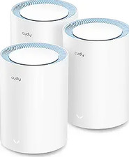 Cudy M1200 3-Pack AC1200 Whole Home Mesh WiFi System, 2.4GHz 5GHz Dual Band WiFi picture