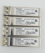 4 x Finisar FTLX8574D3BCL 10GBase-SR 850nm Multimode SW 400m SFP+ Transceiver picture