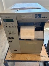 Zebra 105SL DT/TT Thermal Printer Rewinder LAN + Serial 105 picture