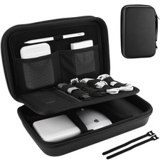 ProCase Large Hard EVA Electronics Organizer Travel Case Black 9.9 x 6.3 x 2.6 picture