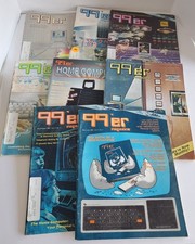 Vtg 99'er Magazine Lot Of 8 For TI-99/4 picture
