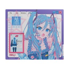 WALLHACK SP-005 Hatsune Miku OS Glass Mousepad IN HAND SHIPS IMMEDIATELY picture