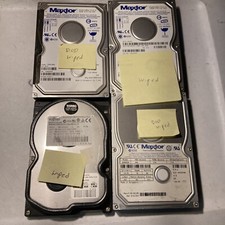 Lot 4x Maxtor & Fujitsu ide ata drives mpc3032at 90680D4 DiamondMax wiped tested picture
