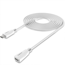 TUSITA 20ft 6M USB-C Male to Female Extension Cable Black picture