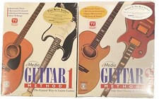eMedia Guitar Method 1 & 2 CD-ROM Software 1996-1997 Sealed picture