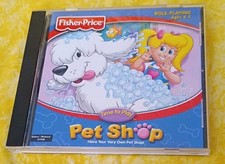 Fisher Price-Time to Play Pet Shop PC CD ROM-learn animal care vet game picture