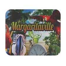 Margaritaville Tropical Parrot Mouse Pad | Beach Cocktail Desk Mat picture