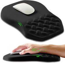 Ergonomic Slope Mouse Pad Wrist Support Memory Foam, Carpal Tunnel Pain Relief picture