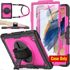 Full-Body Drop Protection Case with Stand for Samsung Galaxy Tab A8 10.5'', Pink picture