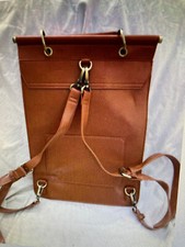 ECOSUSI LAPTOP BACKPACK VINTAGE FOR WOMEN PULEATHER 14' picture