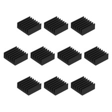 10Pcs 14x14x6mm Heatsink Aluminum Radiator Heat Sink Black picture