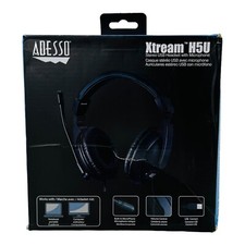 Adesso Xtream H5U Stereo USB Headset with Microphone Wired Headphones picture