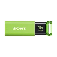SONY USB Memory USB3.1 16GB Green Capless Design USB Flash Drive USM16GU G picture