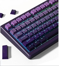 Womier Shine through PBT Keycaps 60 75 100 Percent Cherry Profile, Custom Key Ca picture