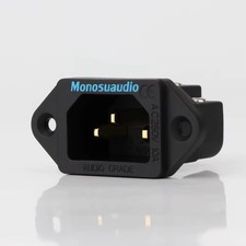 Monosaudio IB70 Pure Copper IEC C14 Inlet Socket Audiophile AC Power Connector picture
