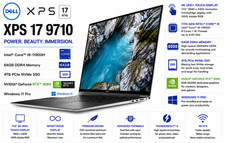 NEW Dell XPS 17 9710 Intel Core i9 64GB RAM 4TB SSD Nvidia 3060 4K Touchscreen picture