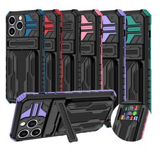 Luxury Rugged Armor Stand Cover Case For 16 15 14 13 12 11 Google Pixel 9 8 6 6A picture