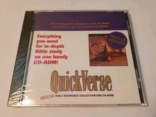 Quick Verse DELUXE Bible Reference Collection for Windows PC IBM Win 3.1 NEW picture