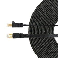 Cat 8 Ethernet Cable 25 ft/7.6m High Speed Shielded Flat Internet Network picture