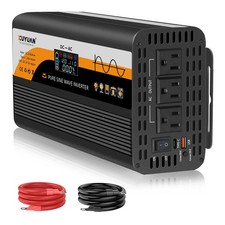 XUYUAN 1500W Pure Sine Wave Inverter 12V/24V for RV Camping Truck Emergency picture