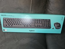 Logitech MK270 Full-Size Wireless Combo Keyboard & Mouse 920-004536 Black picture