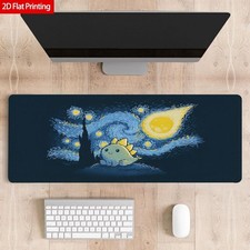 2D Foldable Large Desk Mat Abstract Starry Night Desk Pad Office Home Decor Ar picture