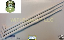 White 3 9dBi RPSMA Dual Band 2.4GHz 5GHz Antennas D-Link DIR-655 DIR-665 N900 picture
