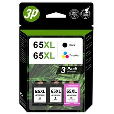 65XL Ink Cartridge For HP 65 Ink ENVY 5010 5055 5052 Deskjet 2600 2652 2636 picture