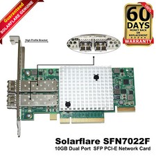 SolarFlare SFN7022F 10Gbps Dual-Port SFP+ PCIe Network Adapter High Profile picture