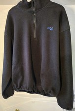 Vintage Intel Fleece Pullover XL Black 1990s RARE picture