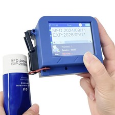 Portable Mini Inkjet Coding Machine for Expiry Date Batch QR Barcode 12.7mm picture