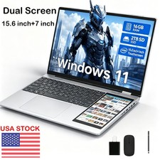 Laptop Dual Screen 15.6