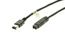 CABLEMAX FireWire 800 to 400 Cable 6ft Connect 9Pin to 6Pin Devices for Sea... picture