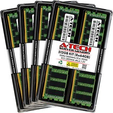 A-Tech 512GB 8x 64GB 4Rx4 PC4-19200 ECC Load Reduced LRDIMM Server Memory RAM picture