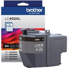 Brother LC402XLBKS Original High Yield Inkjet Ink Cartridge - Black Pack picture