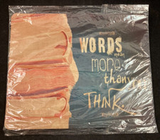 Mouse Pad - Words Mean More Than You Think - Approx. 7 in x 8 5/8 in picture