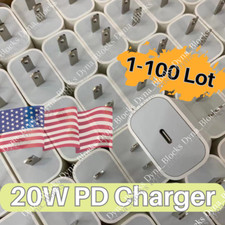 Wholesale Bulk For iPhone iPad 20W USB C Type C Power Adapter Fast Charger Block picture