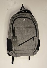 NWT MATEIN 18 Inch Travel Laptop Backpack Luggage Strap Grey Gray  picture