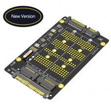 2 in 1 Combo M.2 NGFF NVME PCI-E SSD to U.2 SFF-8639 M.2 NGFF SATA SSD to SATA picture
