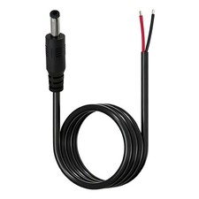 12V DC Power Terminal Cable, 3.5mm x 1.35mm, 22AWG,3.3FT, 5-Pack picture