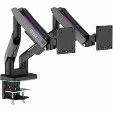 MSI MPG MT201DR V2-Premium Adjustable RGB Dual Monitor Arms,17-35
